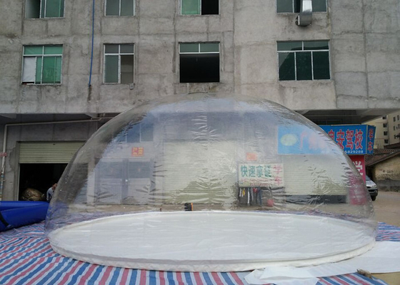 中国 注文のロゴは 8m Dia の広告のための膨脹可能で透明な泡テントを印刷しました サプライヤー